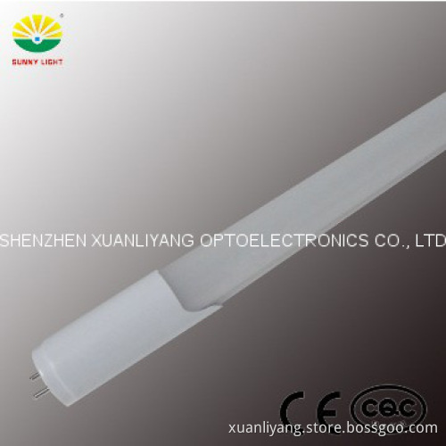 All plastic LED tube with 240 beam angle T8 18W 1.2m SMD 2835 CR